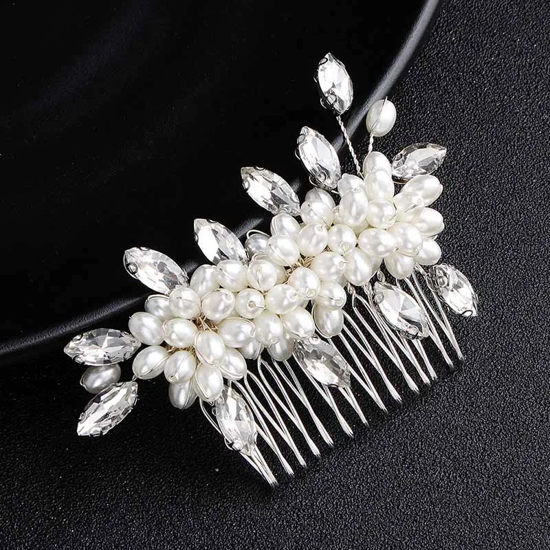 Роскошные свадебные украшения для волос модные женские ручной работы LB |