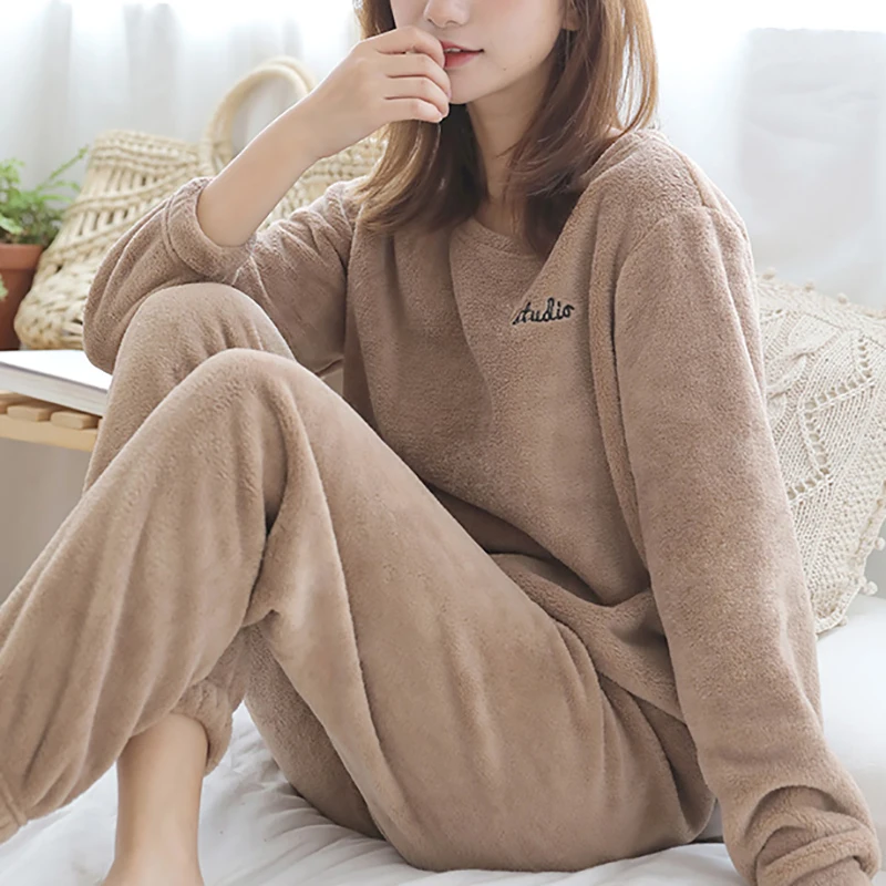 Комплект пижамный Женский фланелевый цвет в ассортименте M L XL XXL 2