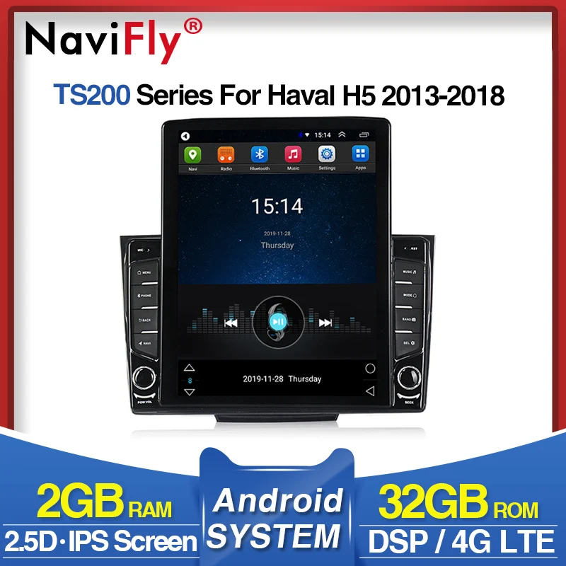 4G LTE IPS 9 7 &quotAndroid 0 Для Greatwall Haval Hover H5 H3 2013 2014 2015-2018 автомобильный Радио
