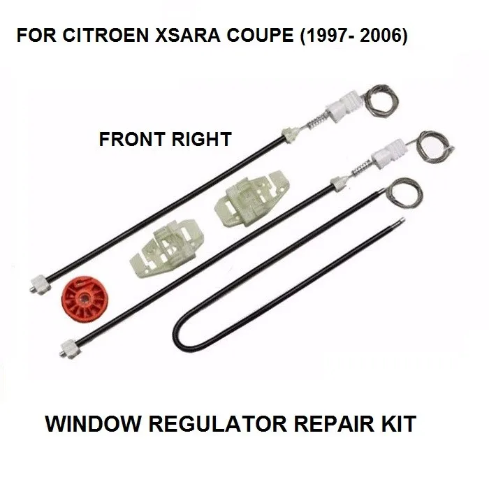 

ELECTRIC WINDOW REPAIR CLIP KIT FOR CITROEN XSARA BREAK FACELIFT WINDOW REGULATOR REPAIR KIT FRONT RIGHT 1997-2006