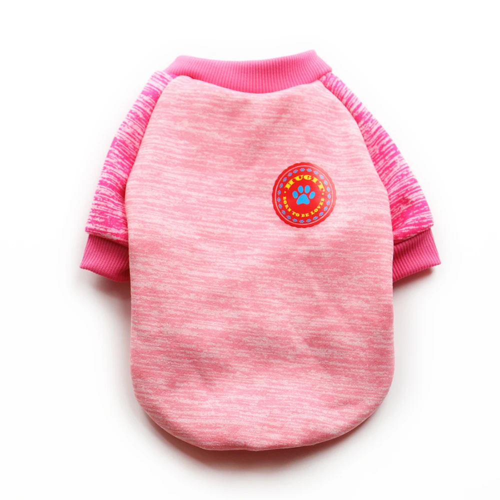 Pink Зимняя одежда для собак, теплые куртки для собак, одежда для щенков, толстовки для маленьких средних собак, щенков для йоркширских терьеров и чихуа-Хуа XS-2XL - Цвет: Pink
