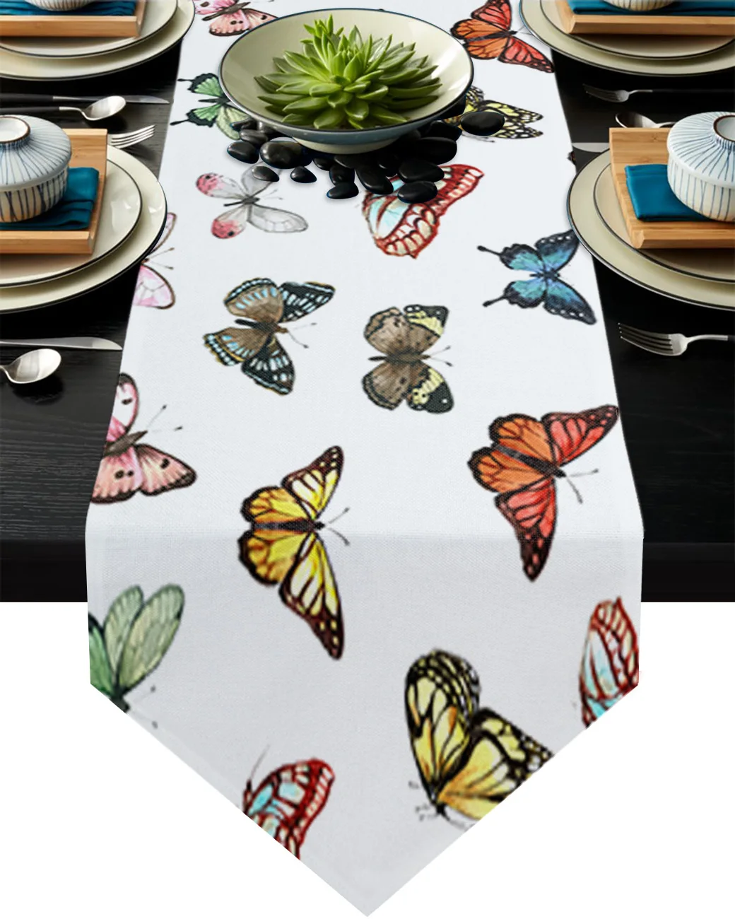 Современная скатерть с рисунком бабочки домашний декор свадебное украшение для
