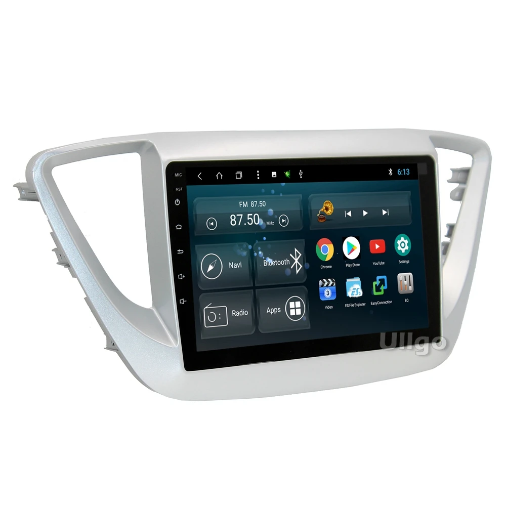 Автомобильный радиоприемник 9 дюймов Android GPS для Hyundai Solaris Casstte проигрыватель