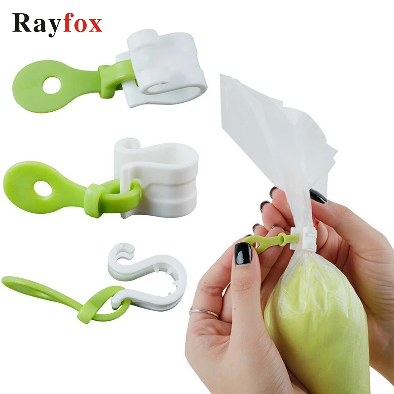 Cake Decorating Bag Clip 3Pcs Kitchen Accessories Tool Icing Piping Pastry Gadget Baking Tools Christmas Party Cocina Accesorio | Дом и сад