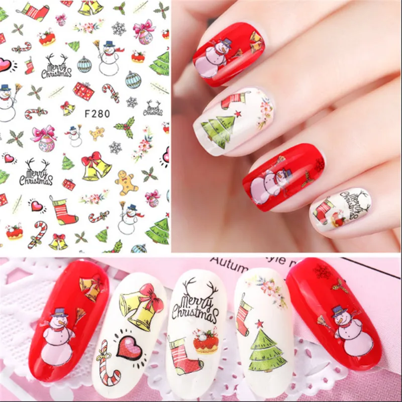 2019 клейкая основа Рождественское украшение сделай сам мультяшная красота