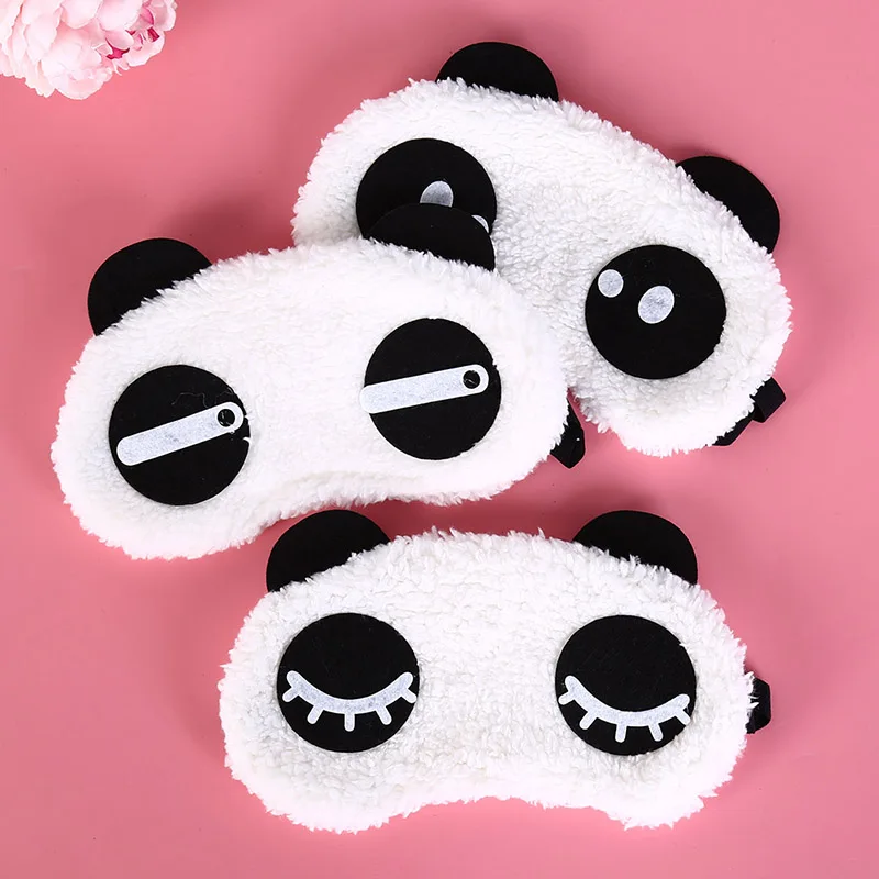 

Hot Cartoon Panda Sleep Mask Natural Sleeping Eye Mask Eyeshade Cover Shade Eye Patch Soft Portable Blindfold Travel Eyepatch