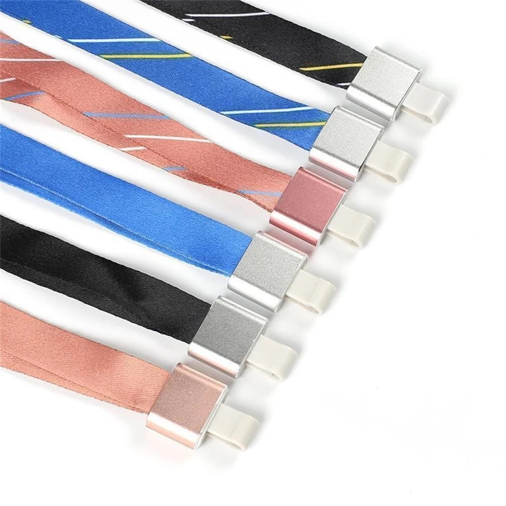 

Шнурки из полиэстера с J-образным крючком для значков, ремешок на шею 15 мм для рабочих и Id-карт, шнурок на заказ