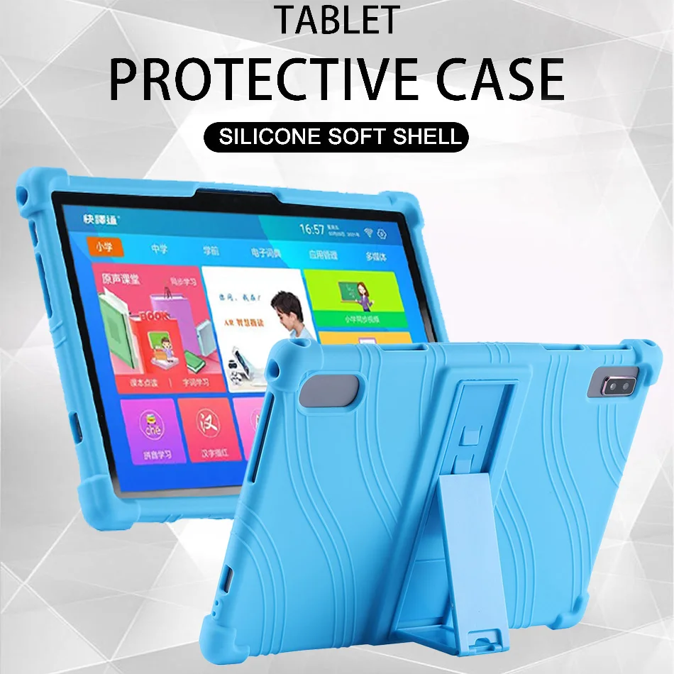 For Blackview TAB 10 Android 11 Tablet 10.1 Protective Stand Soft Silicon Cover ShockProof Tablet The Shell