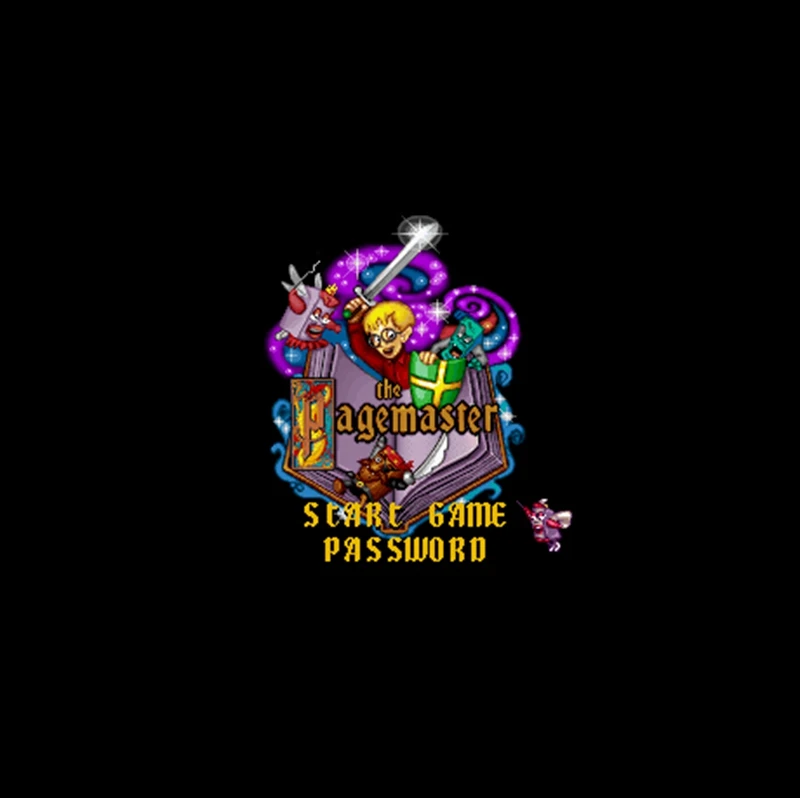 Pagemaster США версия 16 бит большая серая игровая карта для игрока NTSC|Картриджи| |