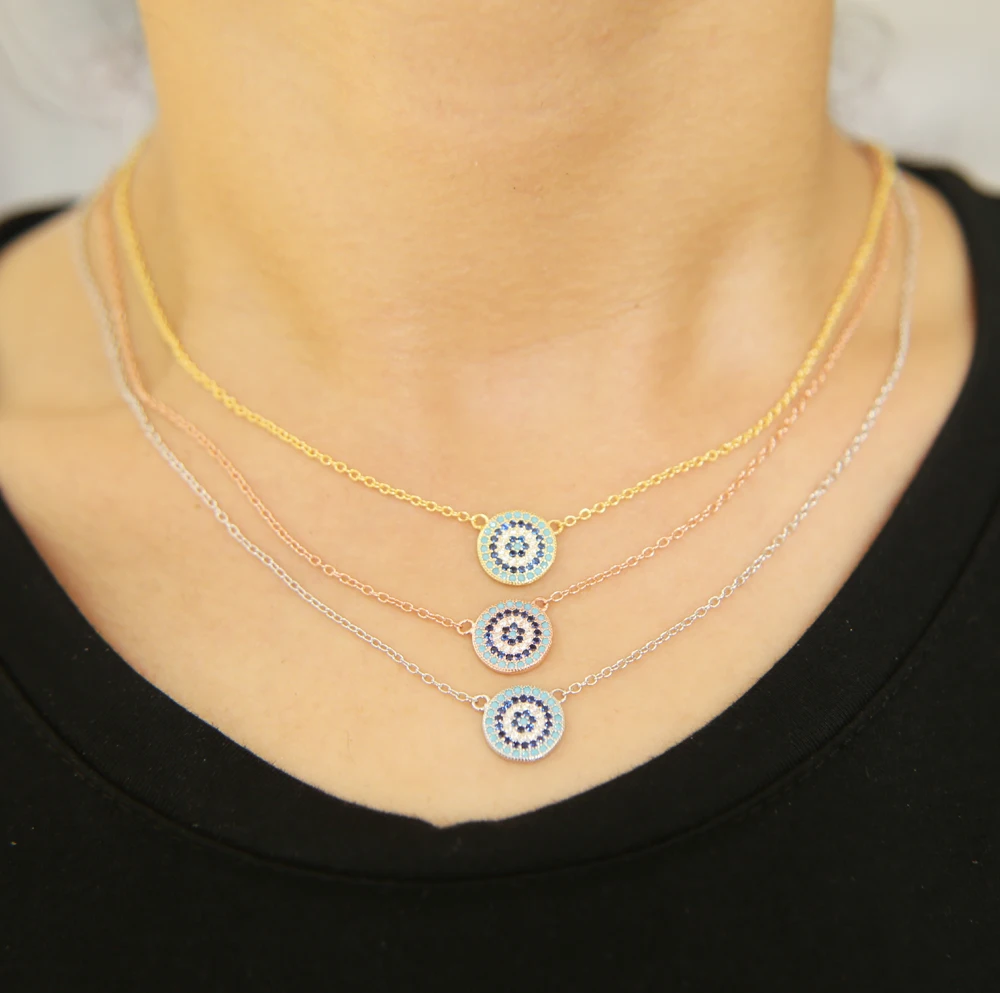 Высокое качество круглое многоцветное ожерелье из камня прекрасный модный