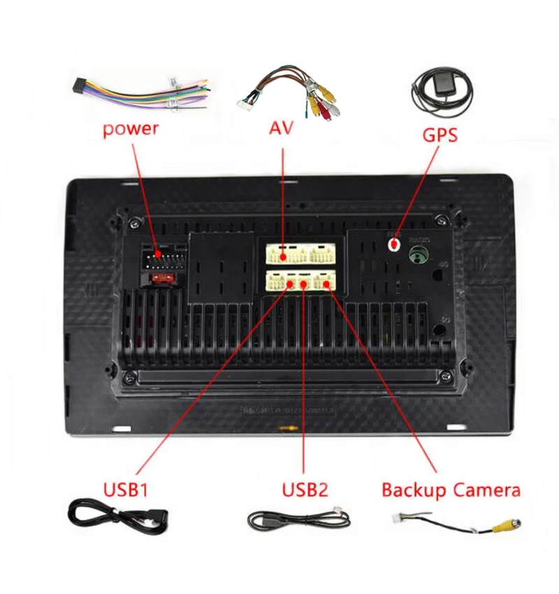 Мультимедийная магнитола RAM1G ROM16G универсальная мультимедийная система на Android 9 1 с Wi Fi Bluetooth mp5 плеером GPS 10