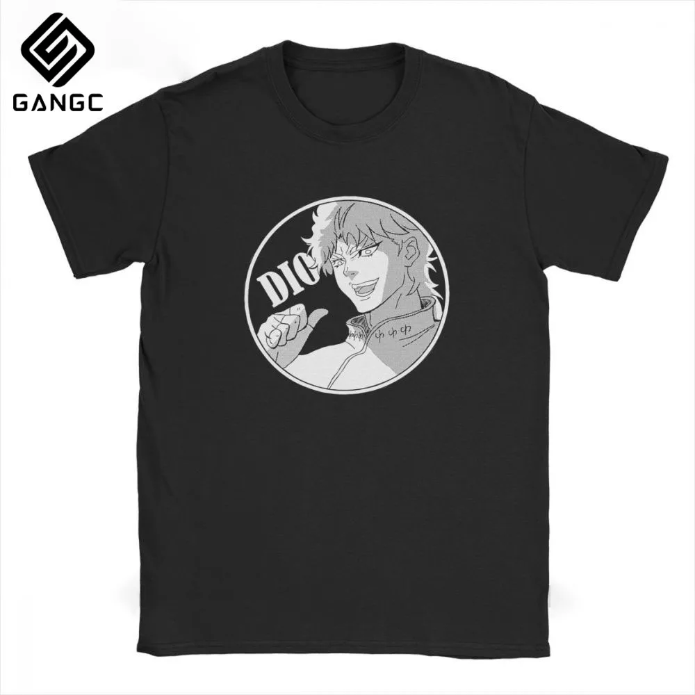 Летние хлопковые футболки с круглым вырезом Джоджо бицзе приключения Звездная