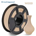 Нить для 3D-принтера Enotepad PLA и Wood, нить для 3d принтера 1,75 мм3,0 мм, 1 кг, волокно для дерева 15% и 85% PLA без пузырей