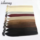Isheeny, 50 шт., накладные волосы для ногтейu-образные накладные волосы, 14 