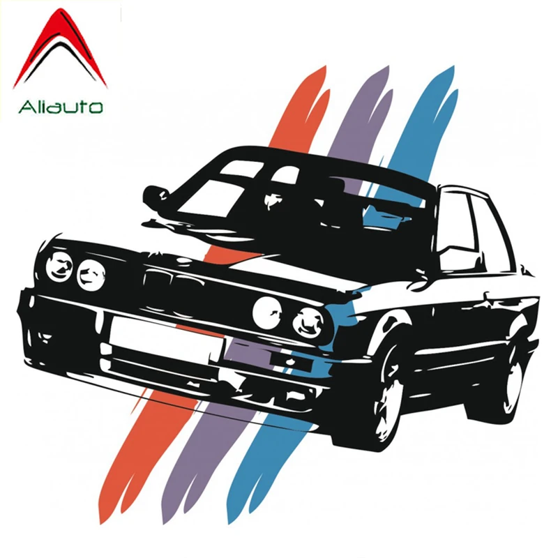 Aliauto забавные цветные автомобильные отличительные знаки для Bmw E30 наклейки
