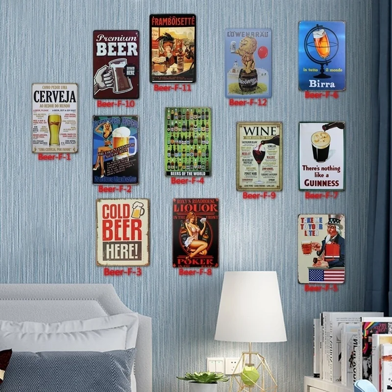 Уникальный металлический жестяной знак в стиле ретро для кофе паба клуба 20 см * 30