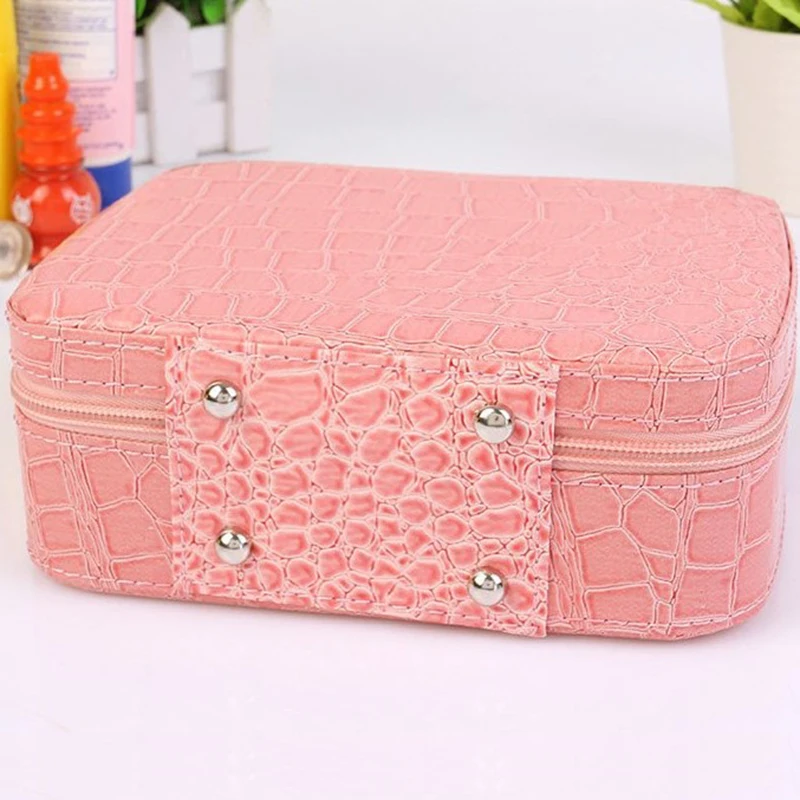 Роскошная косметичка профессиональная сумка для макияжа дорожный органайзер