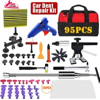 auto dent puller kit paintless dent car repair hail damage remover tool car body repair kit for car ding hail dent removal