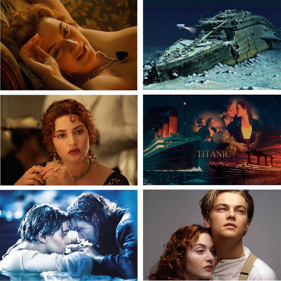 5D DIY Diamond Painting Set Titanic Ship Love Story Full Square Round Embroidery Mosaic Rhinestone Picture Home Decor | Дом и сад