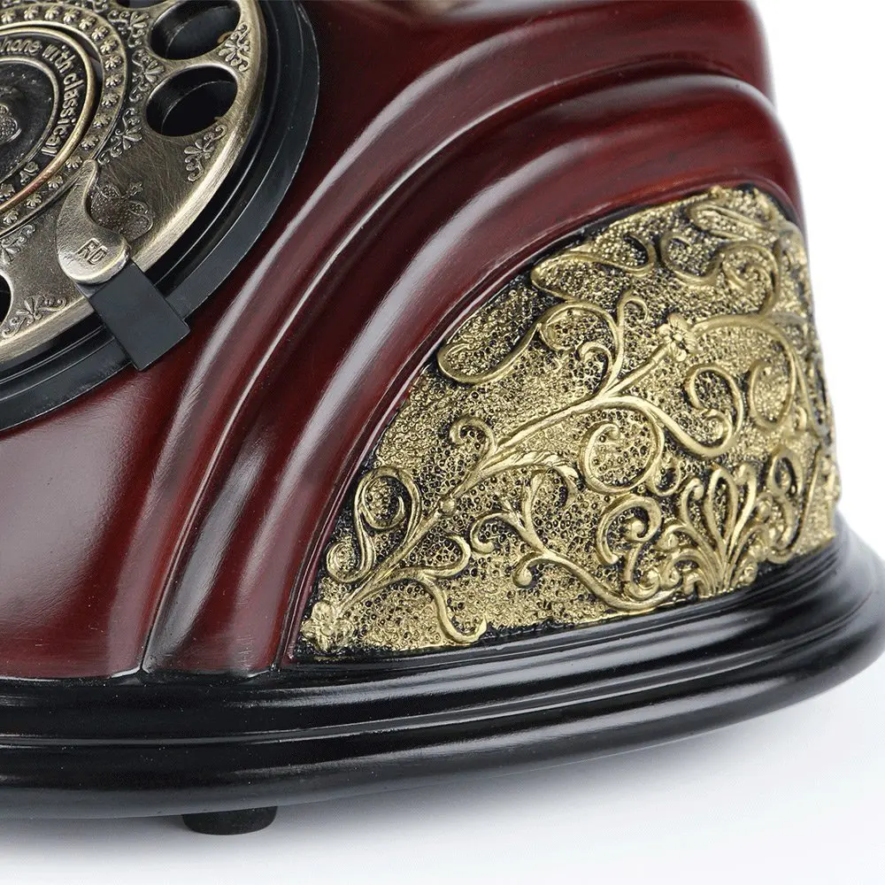 Ретро винтажный телефон Классическая старая мода европейский античный