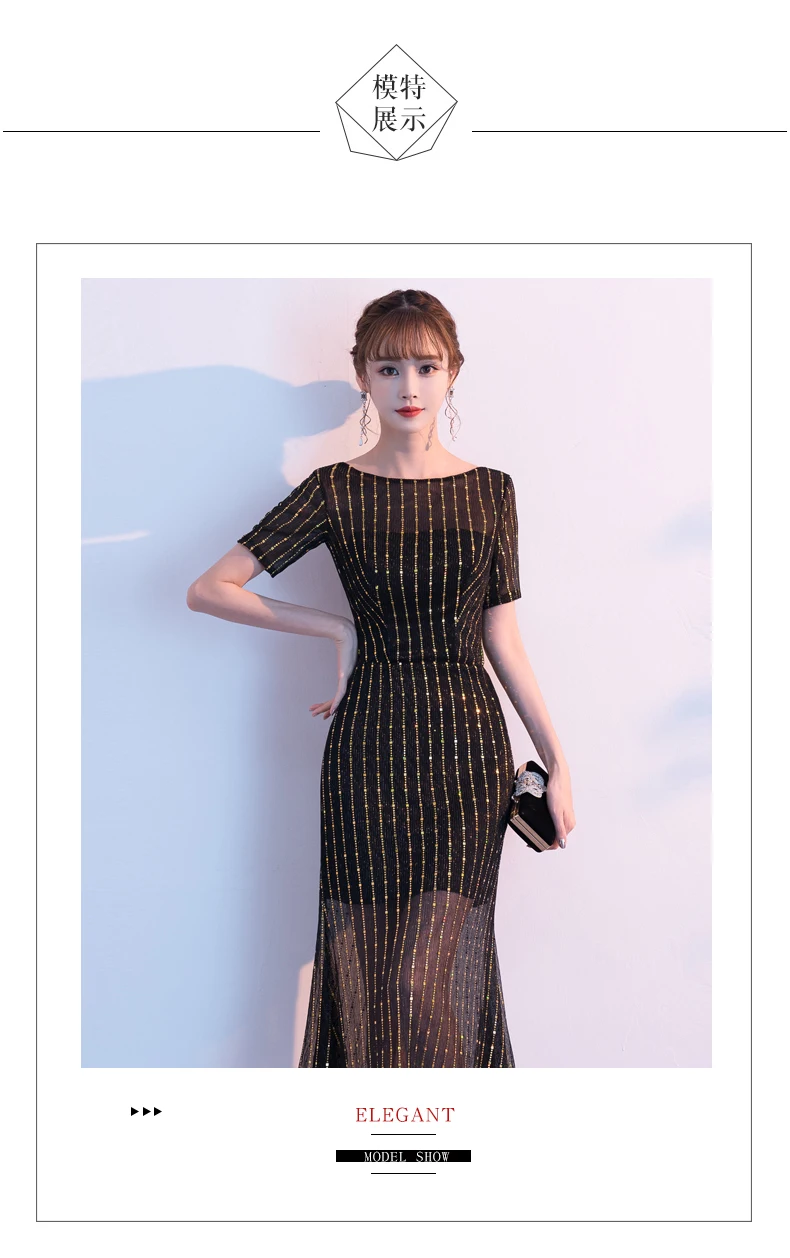 Little black dresses elegant robe de mariage femme evening Dresses Moroccan Kaftan Formal party prom vestidos de fiesta de noche