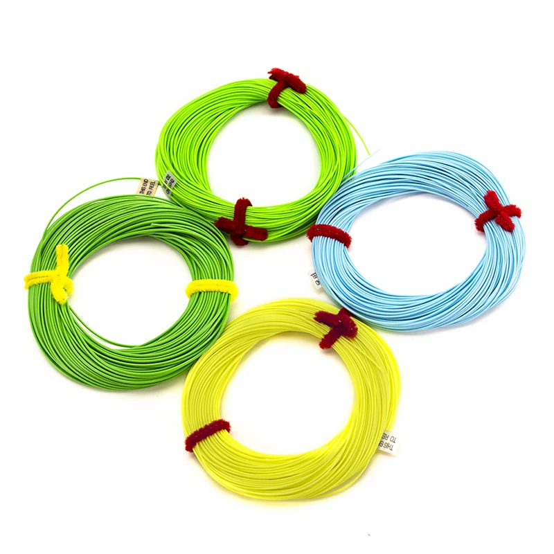 Fly Line 100 футов Вес вперед Nymph плавающая Летающая леска рыболовная случайный