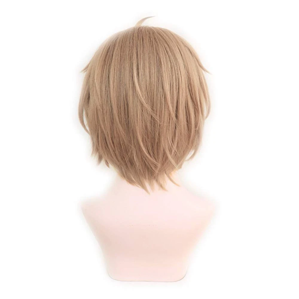 

Hypnosis Mic Division Rap Battle Gentaro Yumeno Cosplay Wig Blonde Short Heat-resistant fiber Hair Wigs + Wig Cap