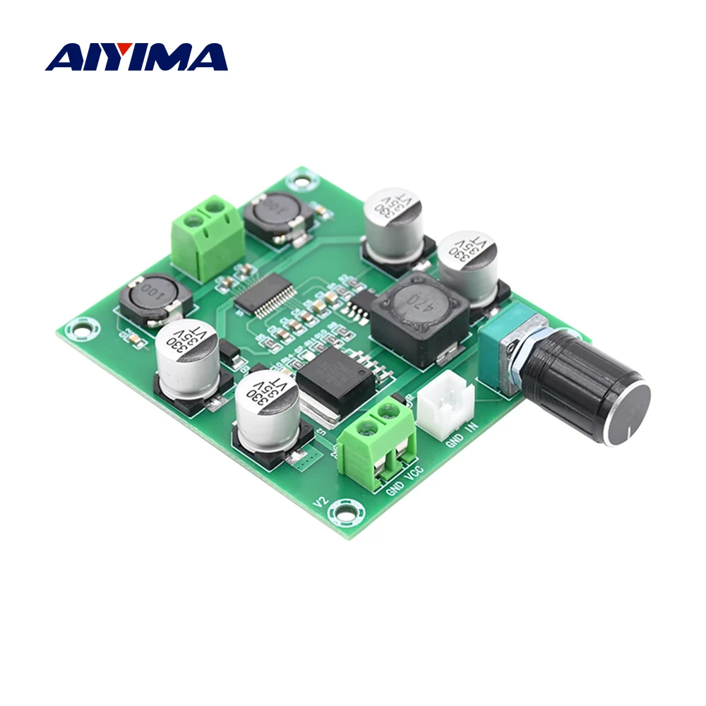 AIYIMA цифровой усилитель мощности доска 30 Вт моно звука аудио Amplificador DC12 24V для