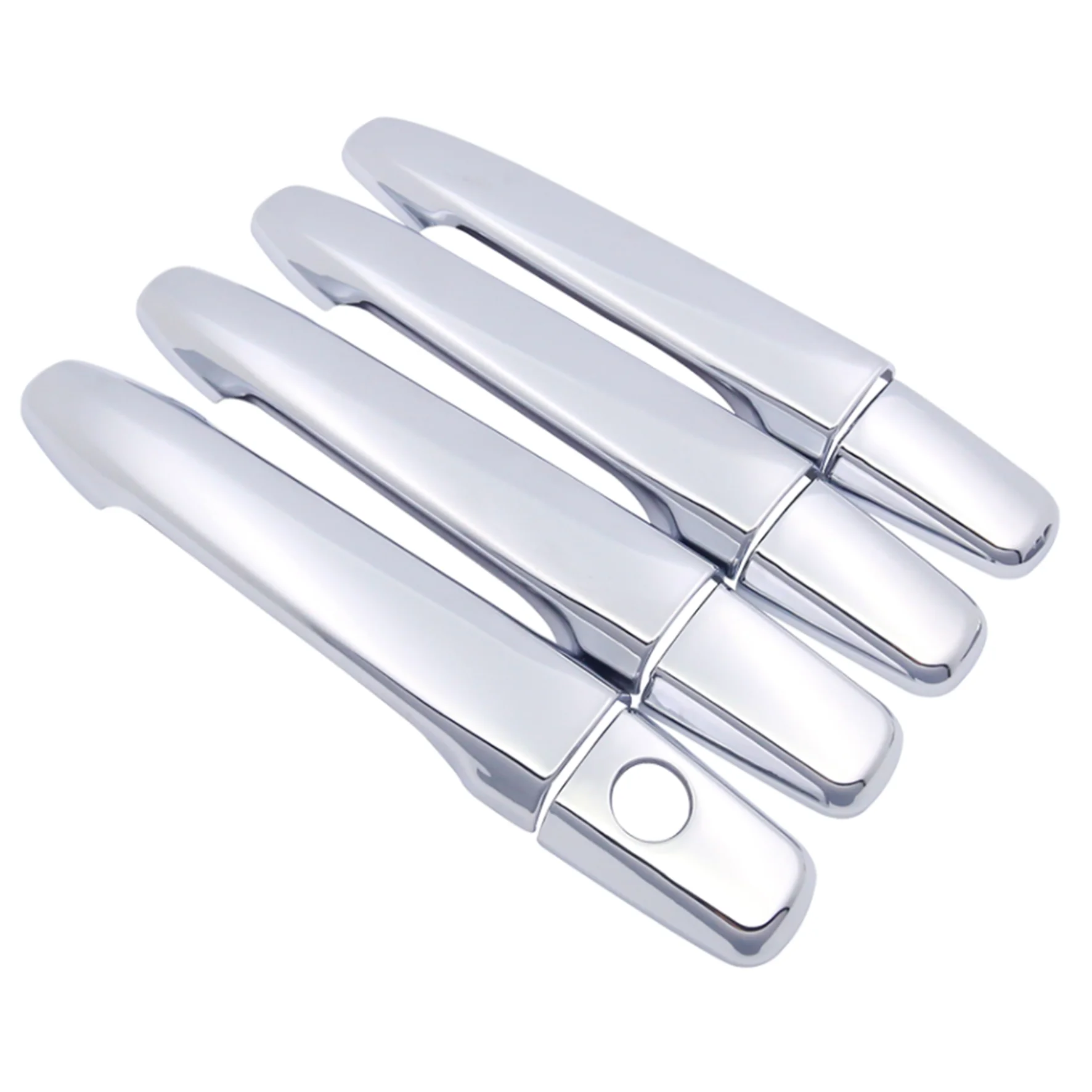 Chrome Door Handle Cover Trim Car Cap Stickers Accessories for Mitsubishi Lancer 10 2008 2009 2010 2011 2012 2013 2014 2015 2016 |