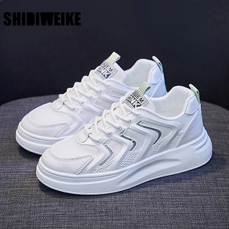 

2021 Women's autumn Small White Shoes Classic Sneakers Large Mesh Upper Net Red Recommended Women's Shoes vc1085