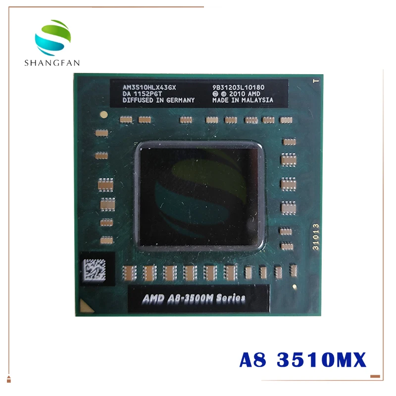 AMD Quad Core A8 3500M Series 3510MX AM3510HLX43GX ноутбук Процессор 1 8 ГГц/4 М/4 ядра FS1 Тетрадь APU для