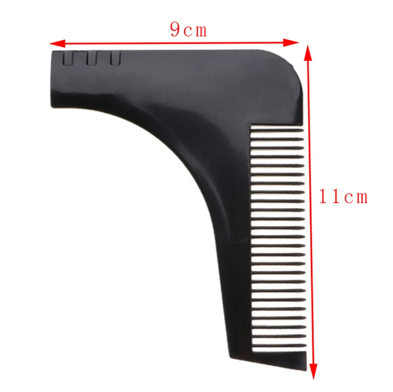 1pcs Men Gentleman Facial Hair Beard Shaper Guide Template Combs Styling Accessories Trim Shaping Shaper Tool