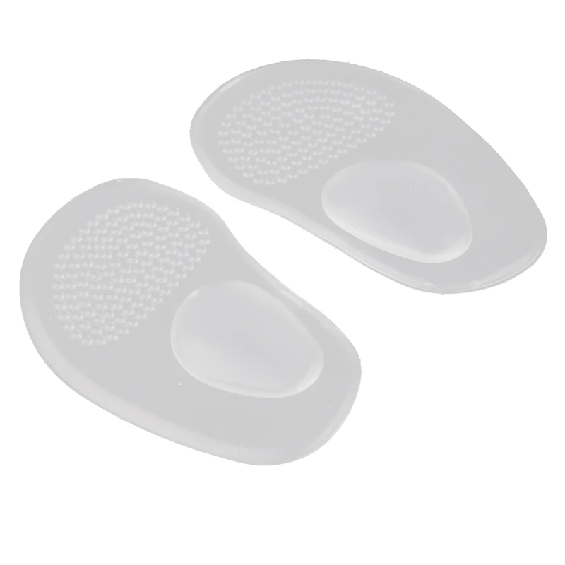 

ASDS-2 in 1 Arch Support Cushion Half Insole Silicone Gel Front Feet Shoe Pads