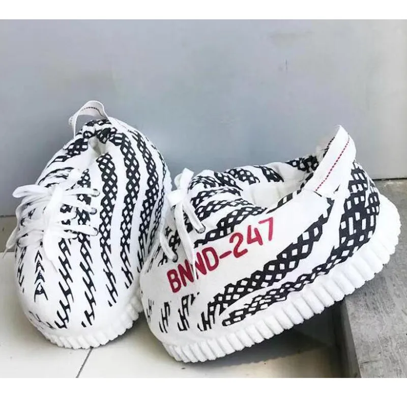 

Women's Winter Cotton Slides Size 35-43 Shoes Indoor Warm Home Shoes Woman/Men Foam Sneakers Ladies Stuffed Plush Slippers Cute