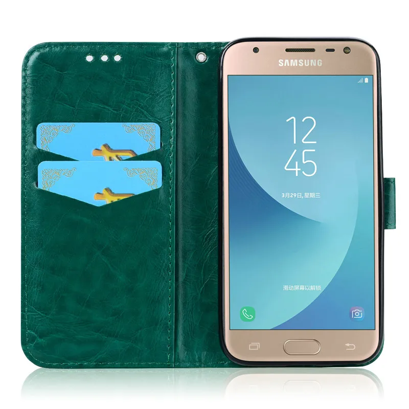 Кожаный чехол-книжка для samsung j5, чехол для samsung Galaxy J5, чехол J530 SM-J530F, чехол для samsung J5, чехол