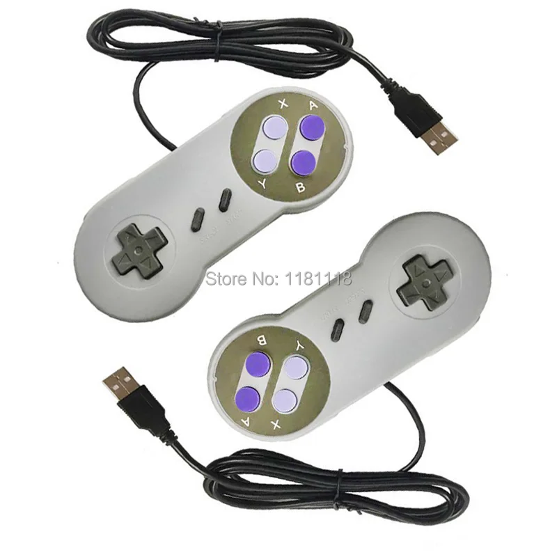 Raspberry Pi USB контроллер геймпад 2 шт. супер игровой SNES классический джойстик для ПК