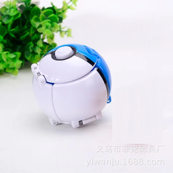 Poke Ball аниме игрушки Touch can флип и взрыв покемон куклы карманные монстры покемон косплей реквизит содержит Аниме Кукла - Цвет: 1