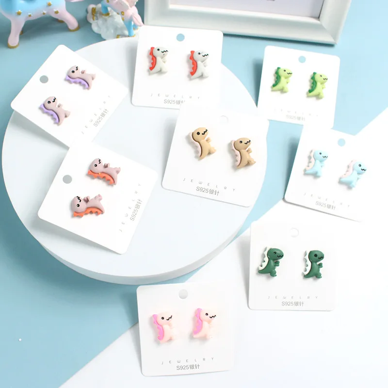 

New Style Cute Dinosaur Cute Handmade Earrings Womens Jewelry Gift