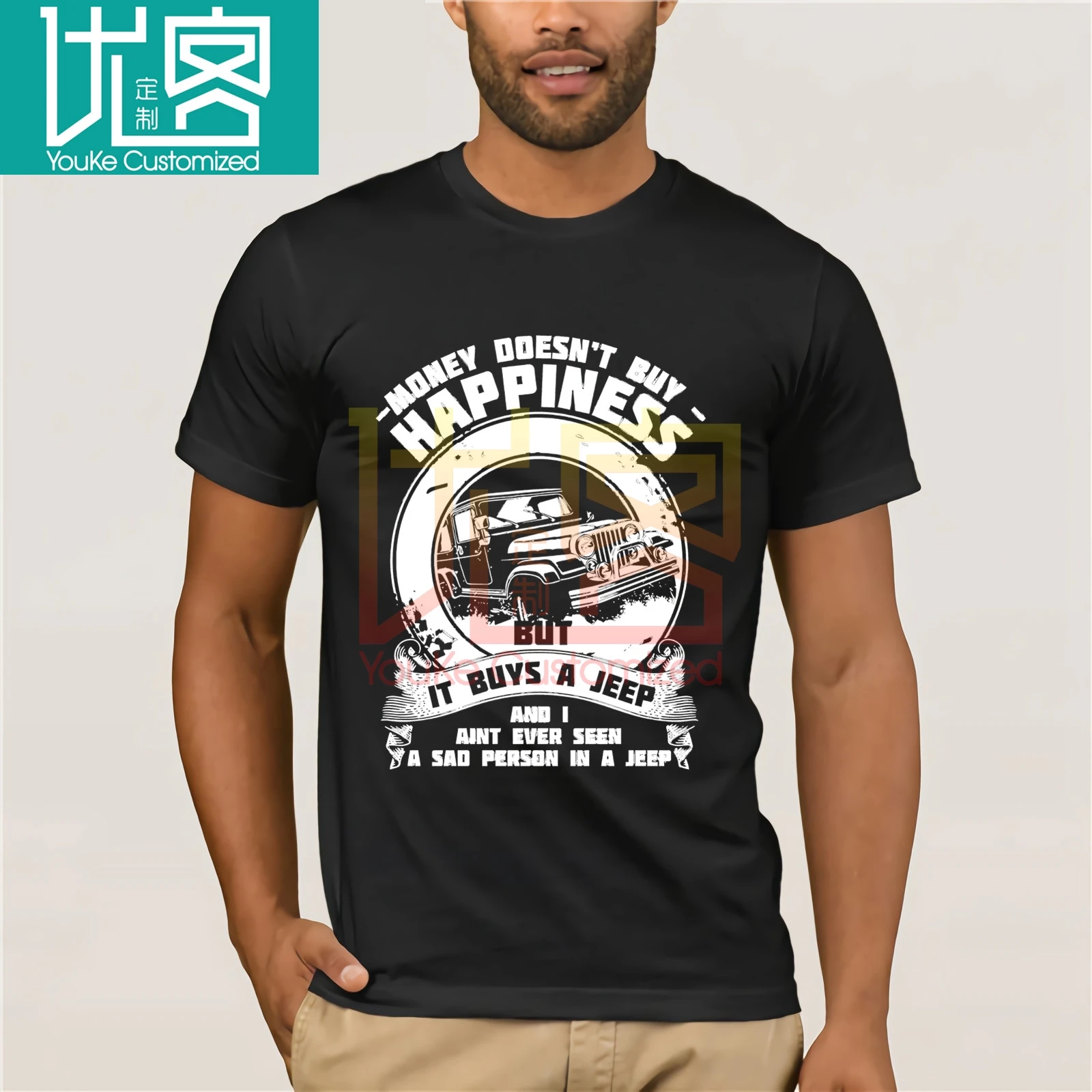 Мужская футболка забавная для вождения по бездорожью джипов 4x4 водителей|Мужские