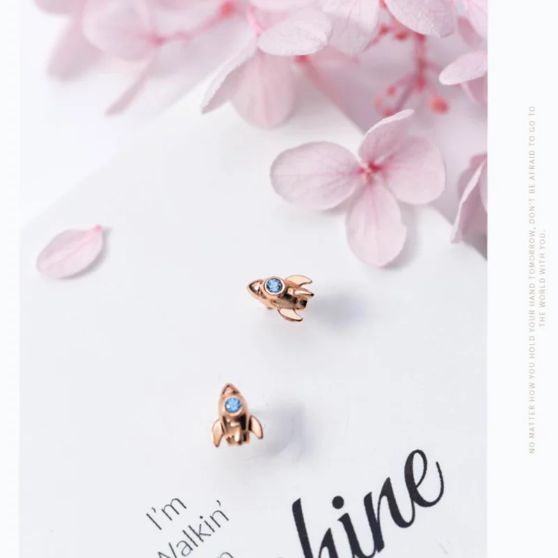 Серьги-гвоздики trustdave из Стерлингового серьги серебристого цвета Бижутерия 925