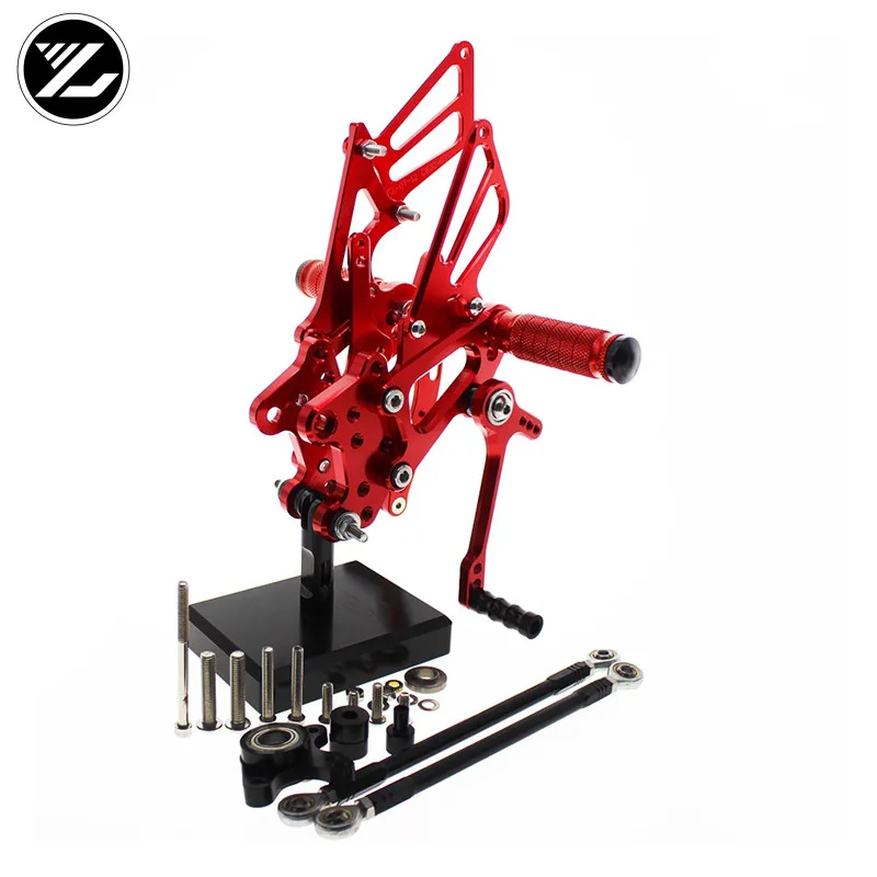 CNC Verstelbare Rearsets Achter набор мотоциклистов подножка Moto Pedaal педаль для Honda CBR1000RR CBR 1000RR 2004 2005 2006 2007