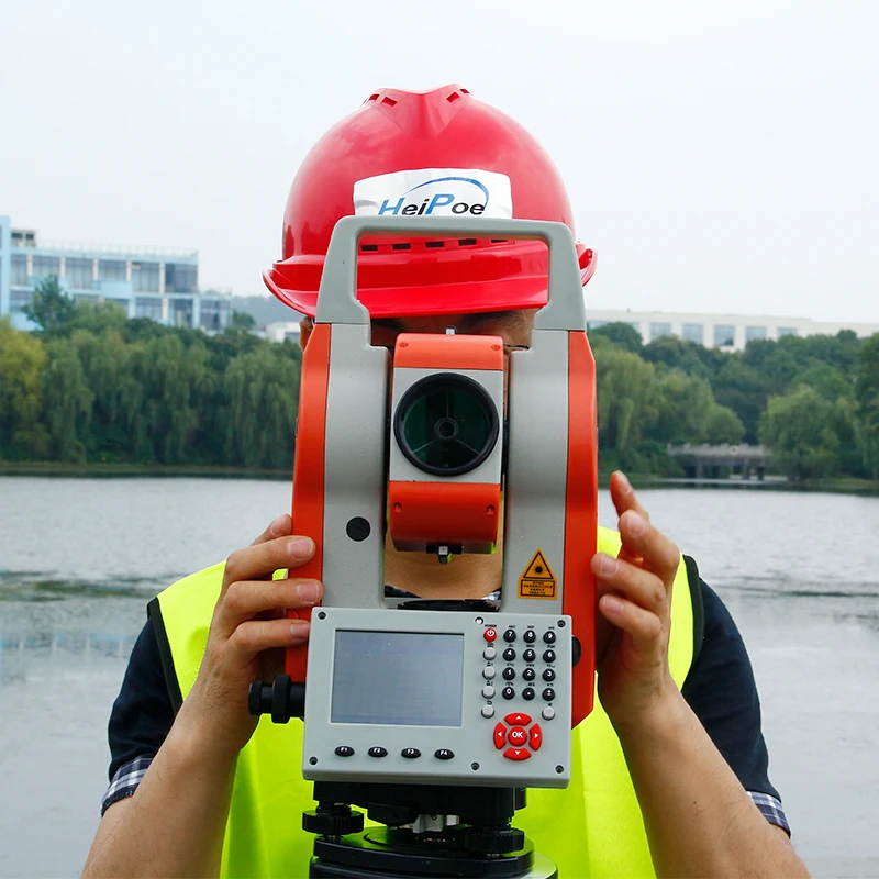 Хорошее качество двойной ЖК дисплей оптическое оборудование 600 м полная станция