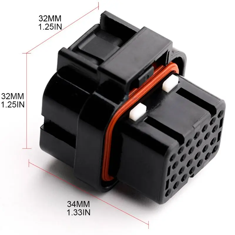 

26-Hole 3-Slot Housing Car Electrical Connector Computer ECU Waterproof Plug Kit