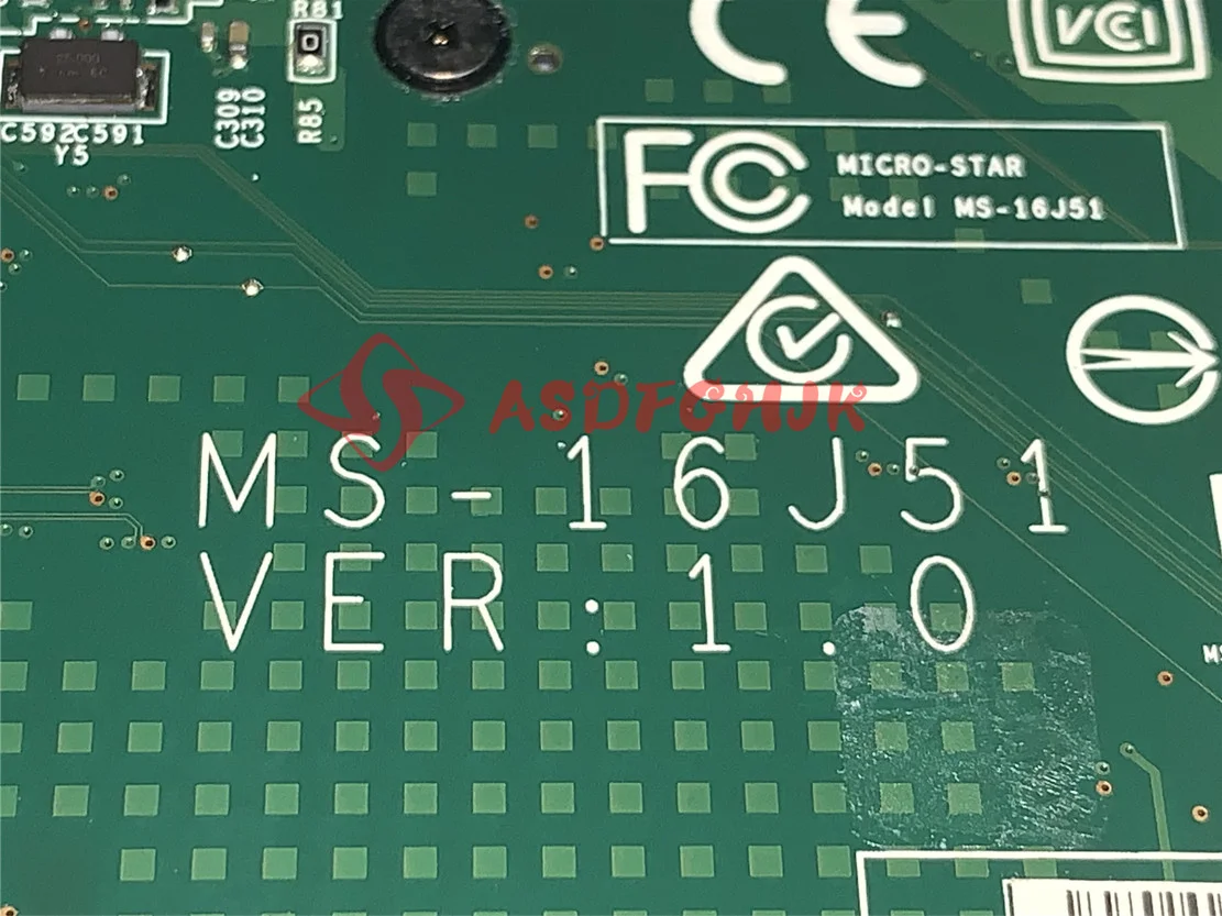 Оригинальная планшетофон 1 0 для MSI GE62 GP62 PE60 GE72 GP72 PE70 материнская плата с