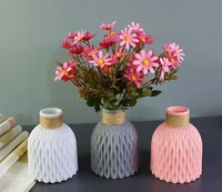 vase vase nordic plastic flower container living room decoration flower pot flower arrangement basket plant pots office decor