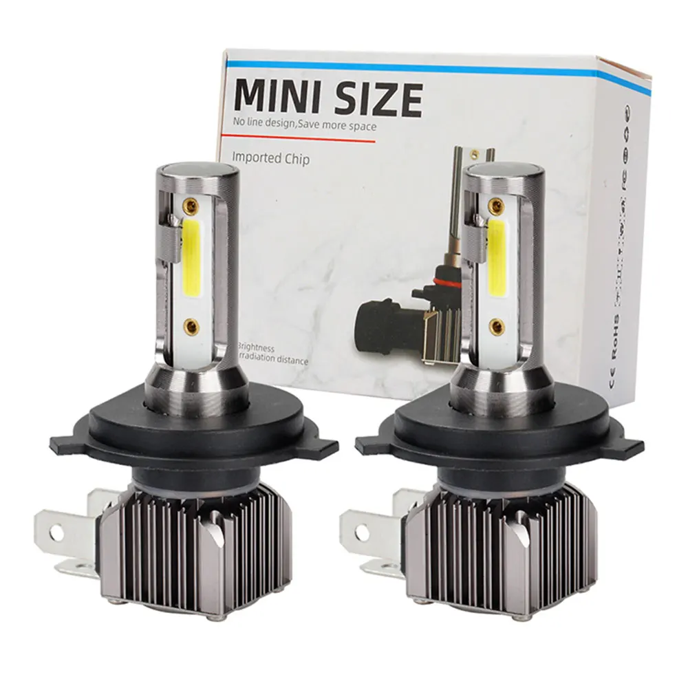 

OKEEN 2pcs Car H4 LED Headlight Bulbs H11 9006 HB4 9005 HB3 H7 H8 H9 H1 Mini Headlight For High/Beam Bulb Fog Light 60W 12000LM