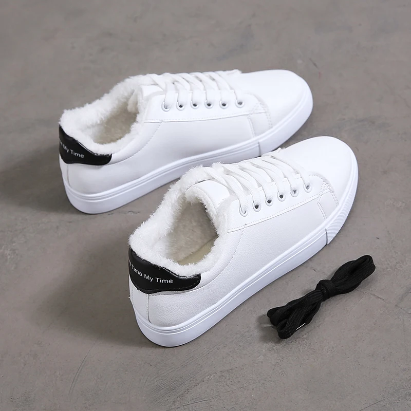 2019 г. Новые женские Ботинки Зимняя бархатная хлопковая обувь теплые зимние