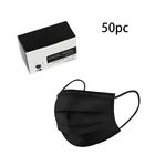 Маска трехслойная Нетканая для взрослых, маска для косплея на Хэллоуин, 50 шт.