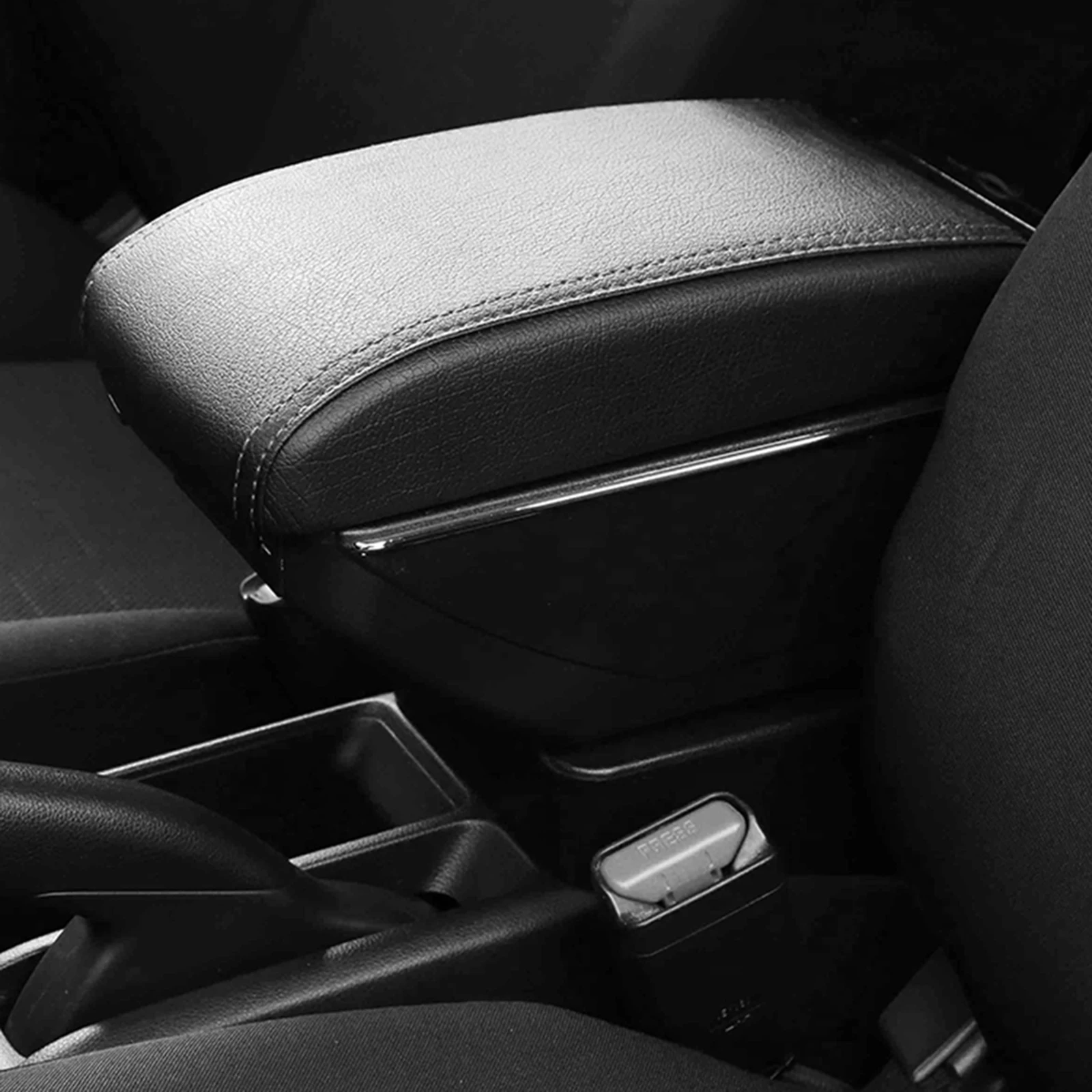 Подлокотник с USB-интерфейсом подставка под руку планшетофон для Skoda Fabia 2 2008 - 2013 (5J)