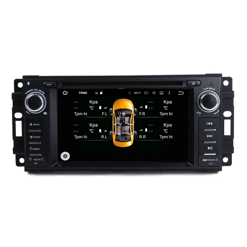 Восьмиядерный Android 10 0 автомобильный DVD для Jeep Patriot 2009 2011 Chrysler 300C 2008 2010 & Sebring 2007